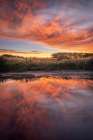 USA-New Jersey-Cape May National Seashore Sunrise on marsh Art Print